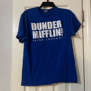 (2) Tv show related Tees red & black size Medium